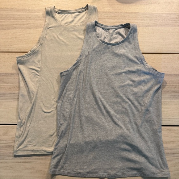 Outdoor Voices Tops - Women’s Cloudknit Gray and Cream Tank Tops bundle